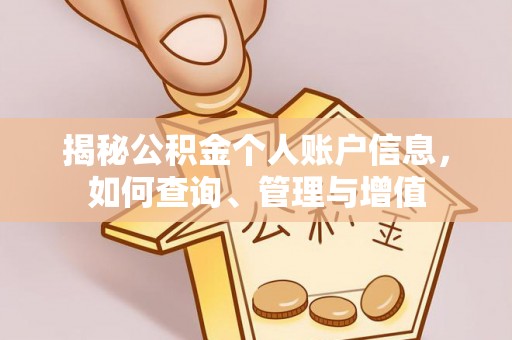 盂县揭秘公积金个人账户信息，如何查询、管理与增值
