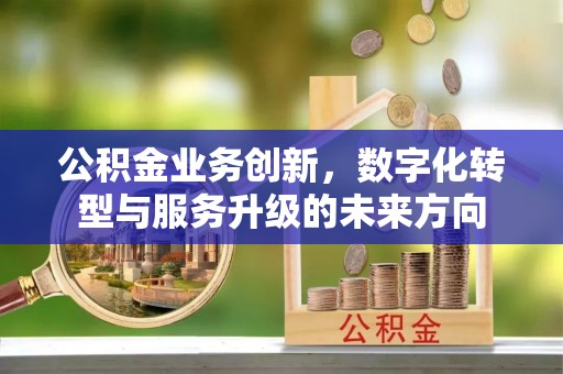 盂县公积金业务创新，数字化转型与服务升级的未来方向