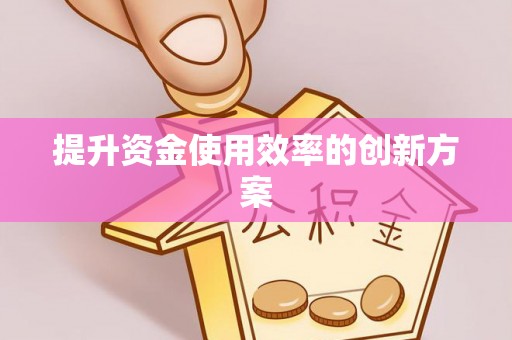 盂县提升资金使用效率的创新方案
