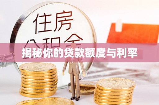 盂县揭秘你的贷款额度与利率
