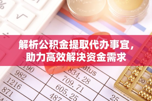 盂县解析公积金提取代办事宜，助力高效解决资金需求