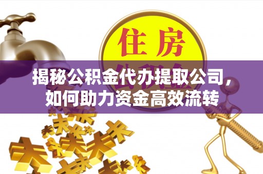 盂县揭秘公积金代办提取公司，如何助力资金高效流转