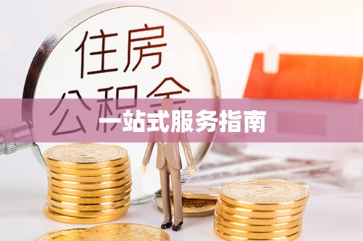盂县一站式服务指南